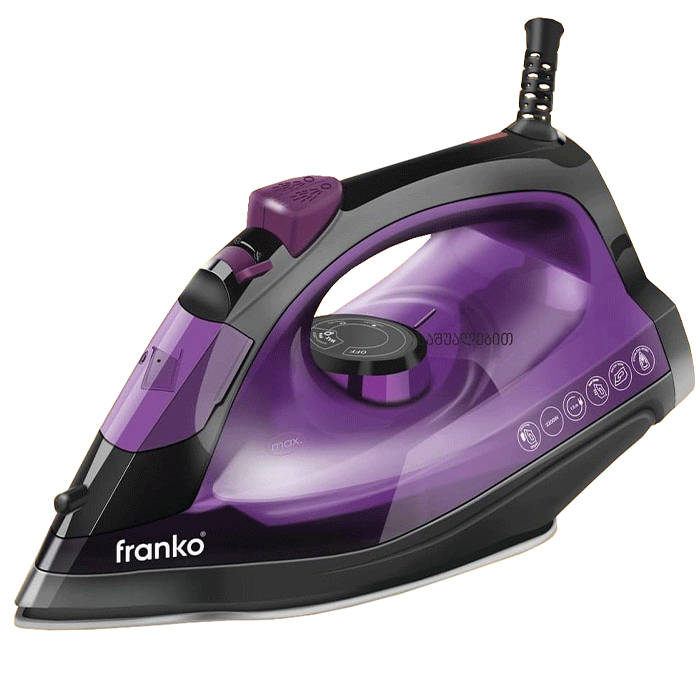 ორთქლის უთო Franko FSI-1190, 2200W, Steam Iron, Purple